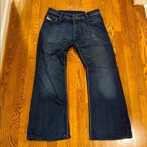 Diesel Dark Wash Boot Cut Jeans KOFFHA 008IT